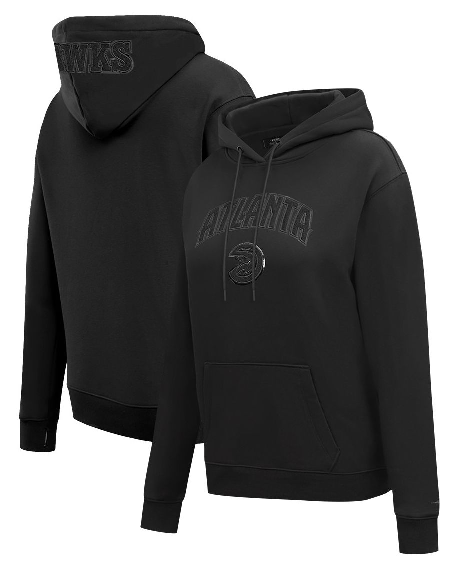Pro Standard Women's Atlanta Hawks Black Fleece Pullover Hoodie