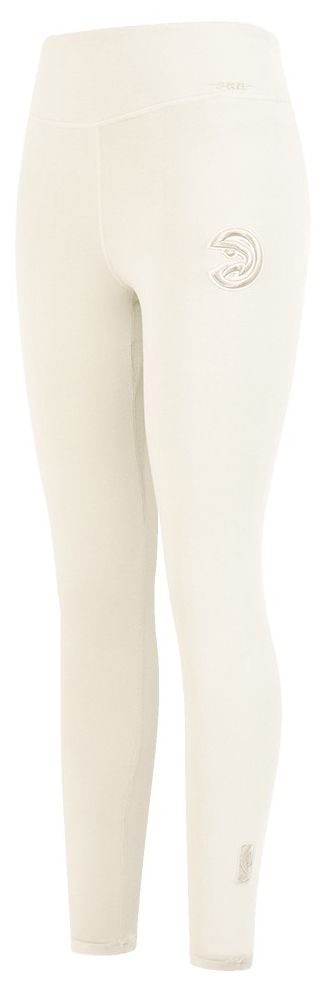 Pro Standard Women's Atlanta Hawks Off White Neutral Jersey Leggings