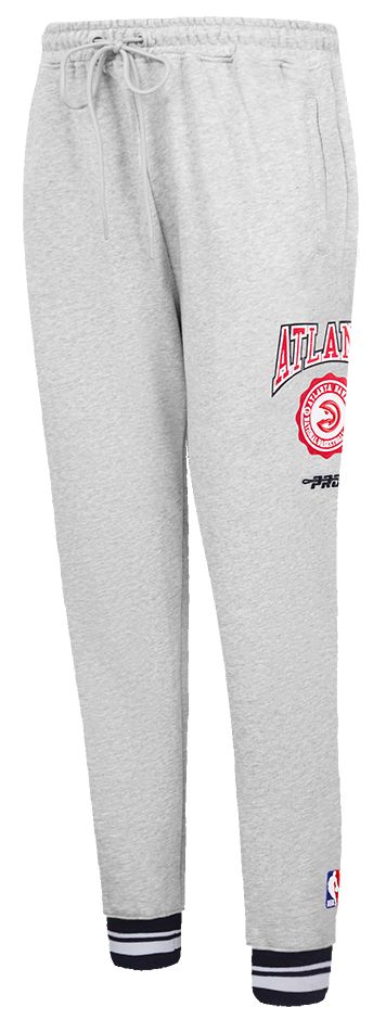 Pro Standard Women's Atlanta Hawks Grey Crest Emblem Sweatpants
