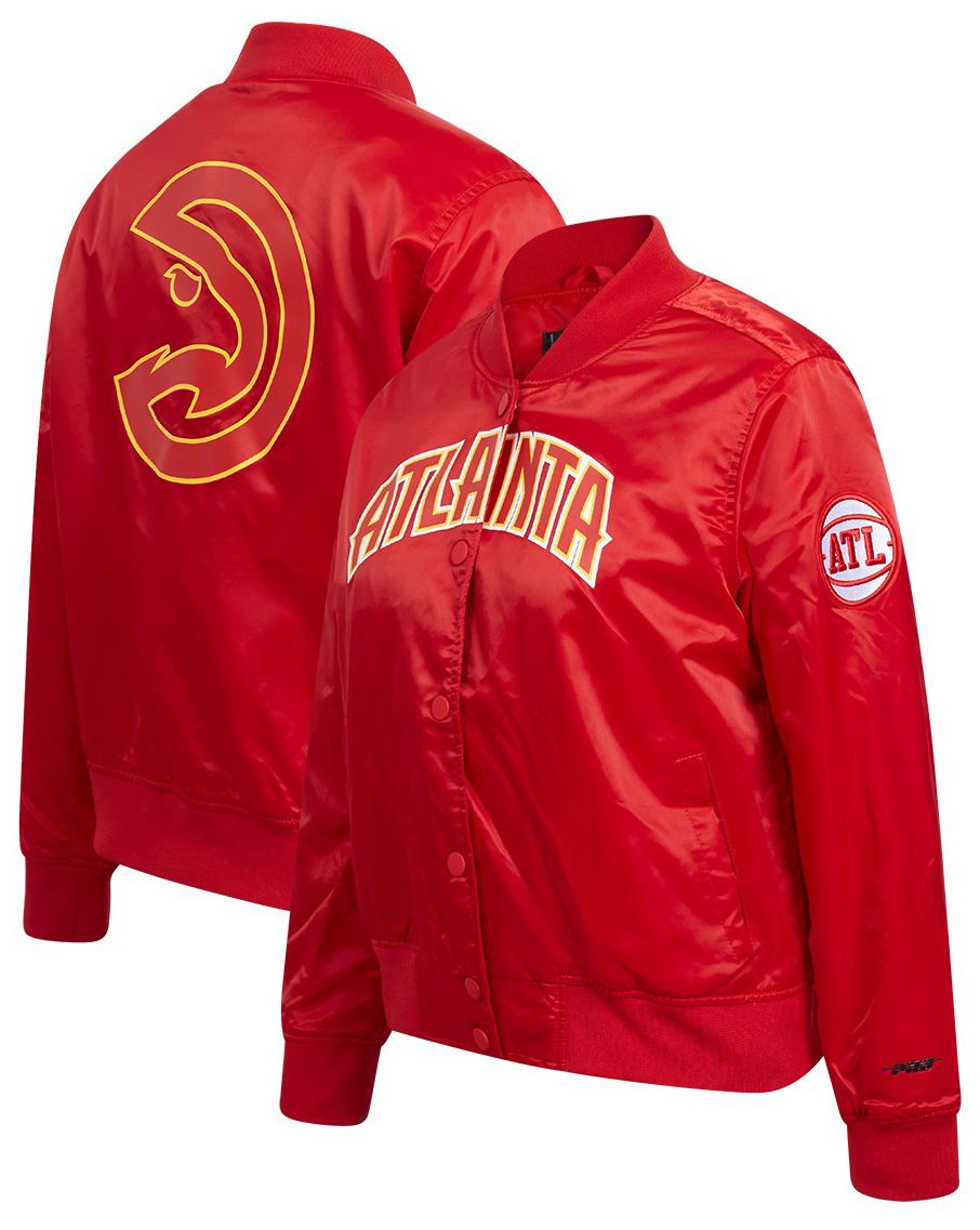 Pro Standard Women's Atlanta Hawks Red Classic Satin Jacket