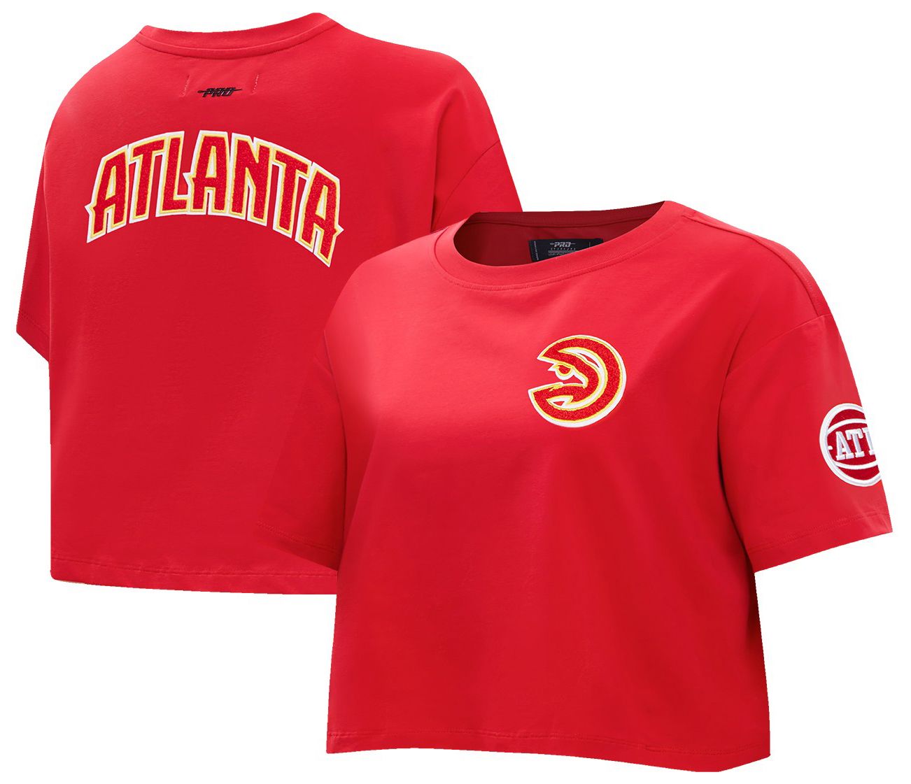 Pro Standard Women's Atlanta Hawks Red Classic Boxy T-Shirt