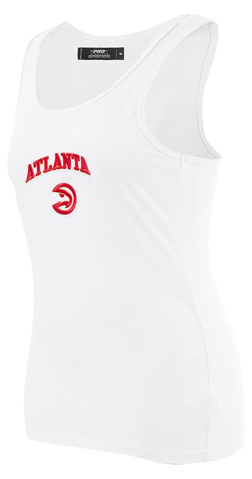 Pro Standard Women's Atlanta Hawks White Classic Racerback Tank Top