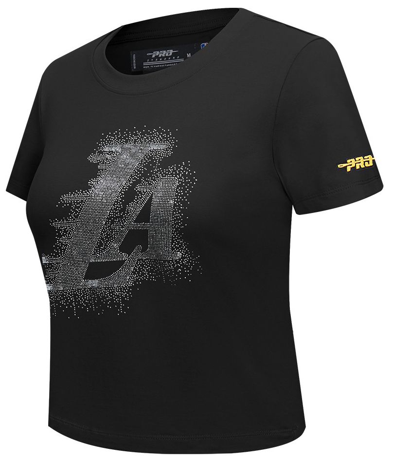 Pro Standard Women's Los Angeles Lakers Black Legacy Slim T-Shirt