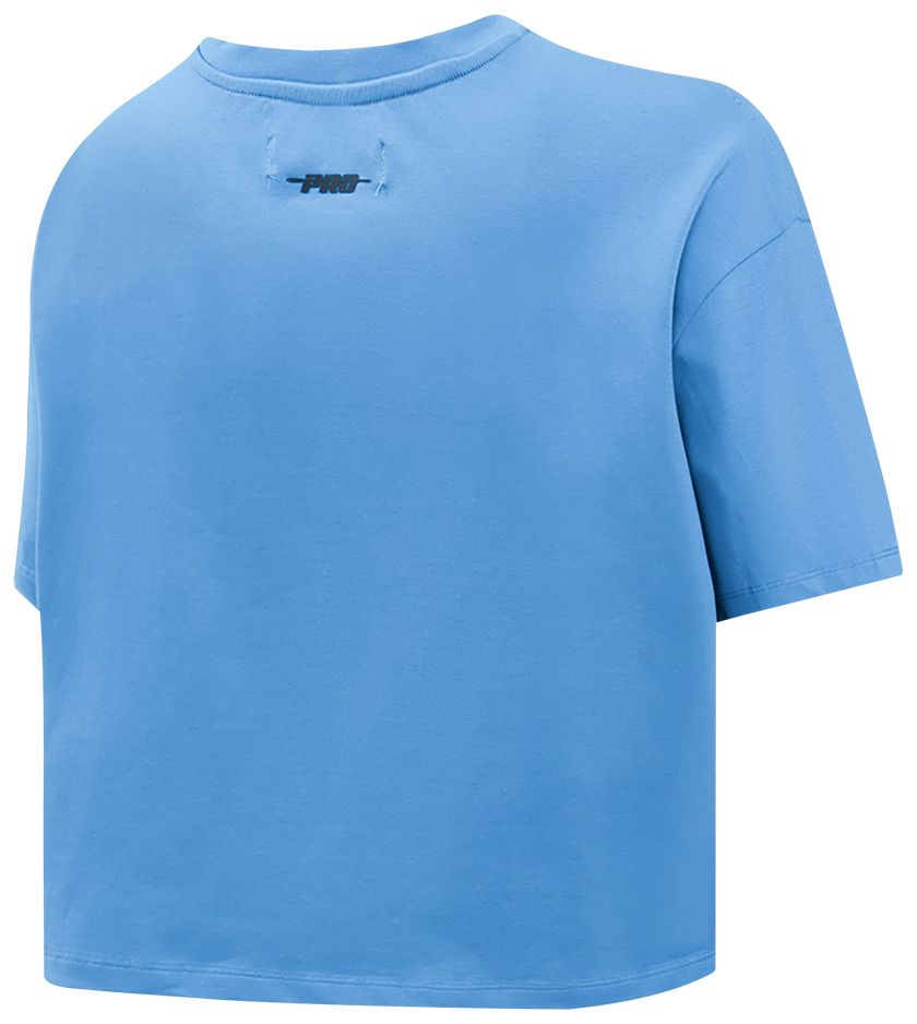 Pro Standard Women's Denver Nuggets Blue Classic Boxy Cropped T-Shirt