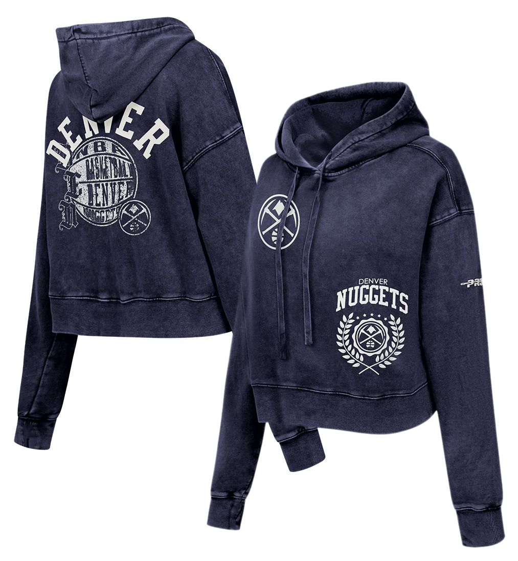 Pro Standard Women's Denver Nuggets Navy Street Team Hoodie