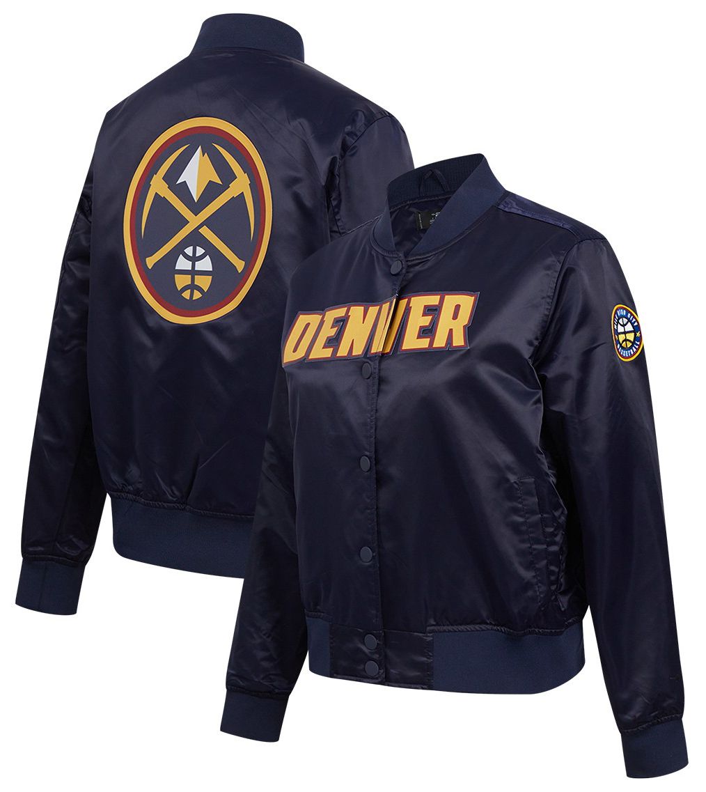 Pro Standard Women's Denver Nuggets Navy Classic Satin Jacket