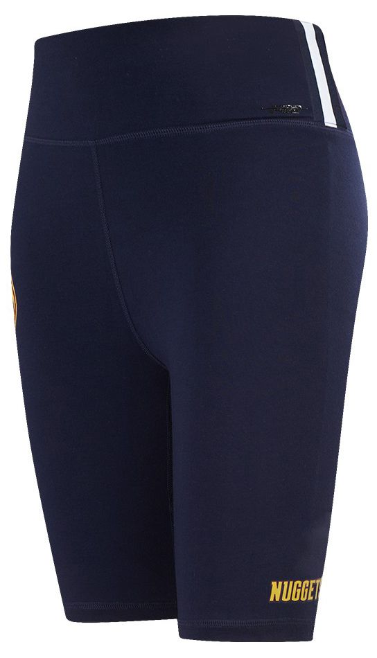 Pro Standard Women's Denver Nuggets Navy Classic Cotton Bike Shorts