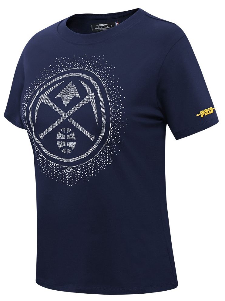 Pro Standard Women's Denver Nuggets Navy Legacy Slim T-Shirt
