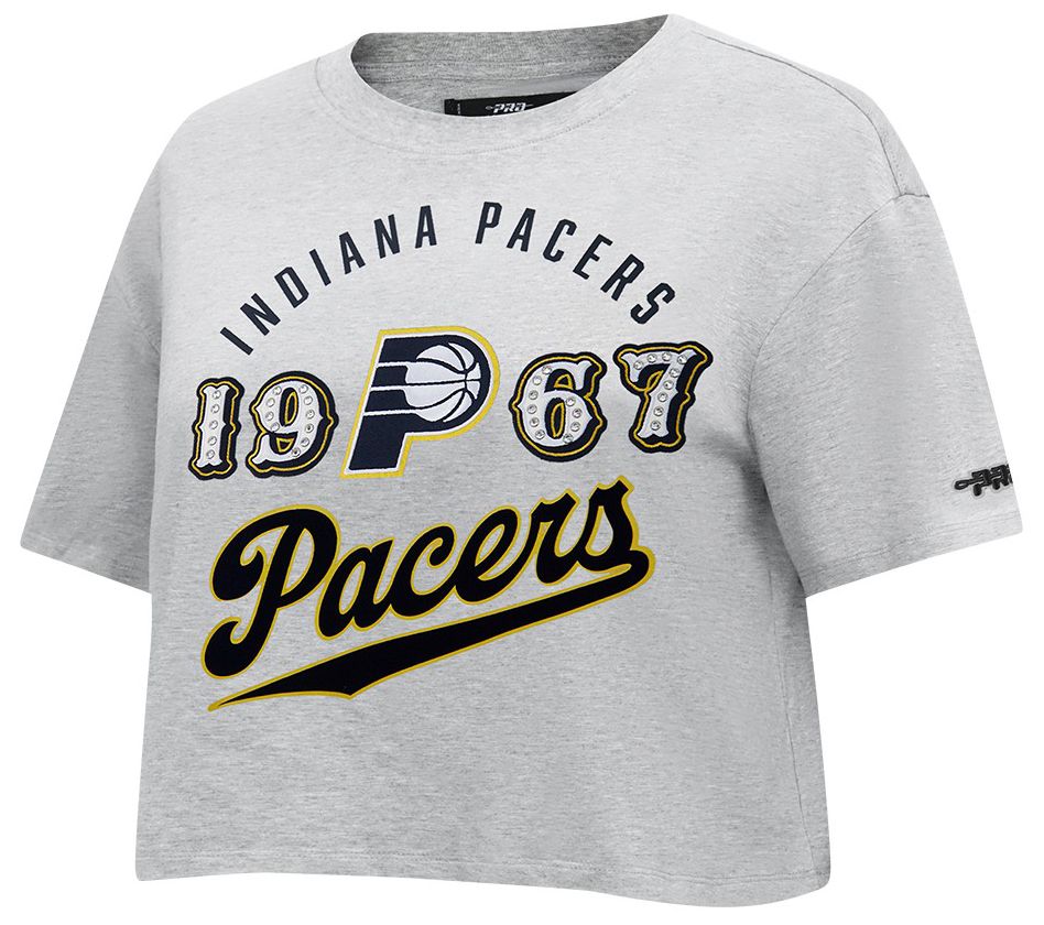 Pro Standard Women's Indiana Pacers Grey Legacy Boxy T-Shirt