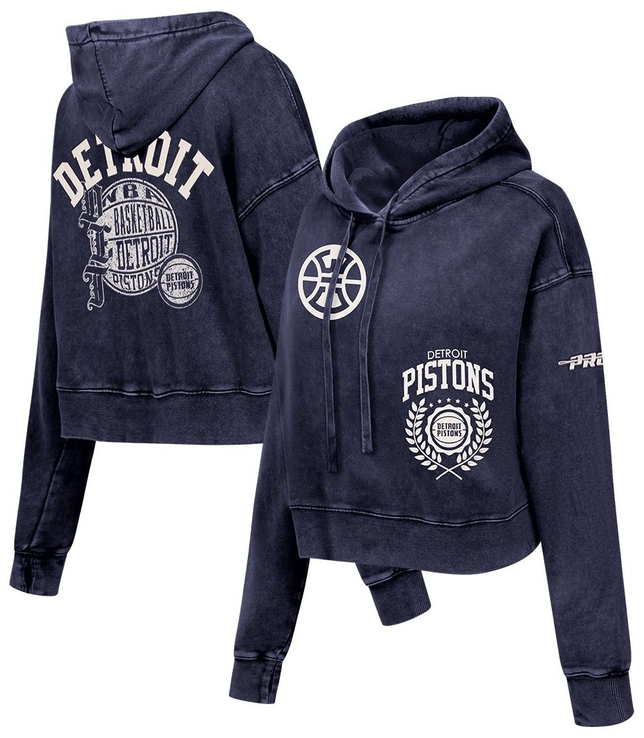Pro Standard Women's Detroit Pistons Navy Street Team Hoodie