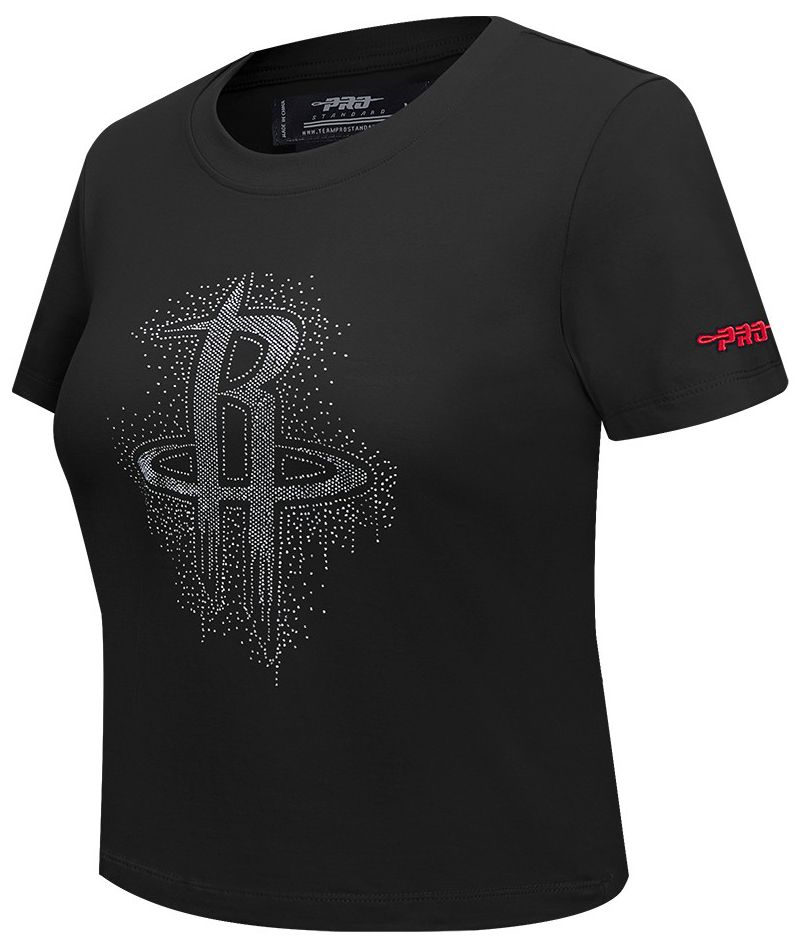 Pro Standard Women's Houston Rockets Black Legacy Slim T-Shirt