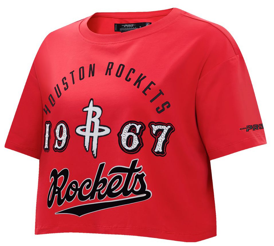 Pro Standard Women's Houston Rockets Red Legacy Boxy T-Shirt