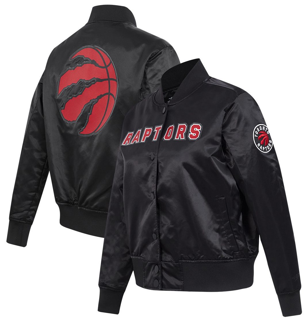 Pro Standard Women's Toronto Raptors Black Classic Satin Jacket