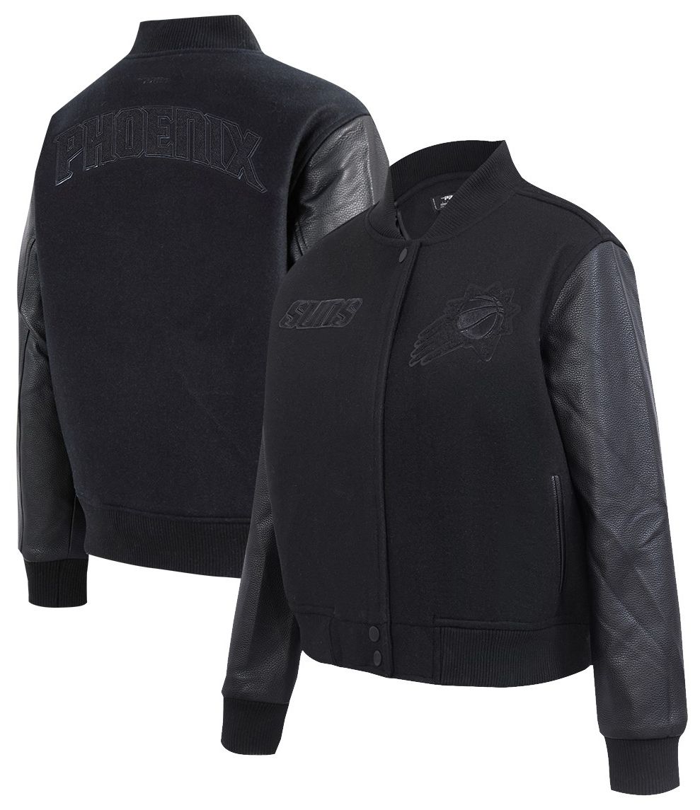 Pro Standard Women's Phoenix Suns Black Classic Wool Varsity Jacket