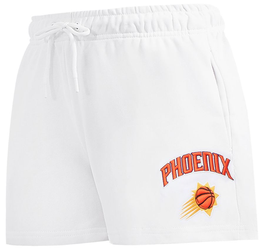 Pro Standard Women's Phoenix Suns White Classic Fleece Shorts