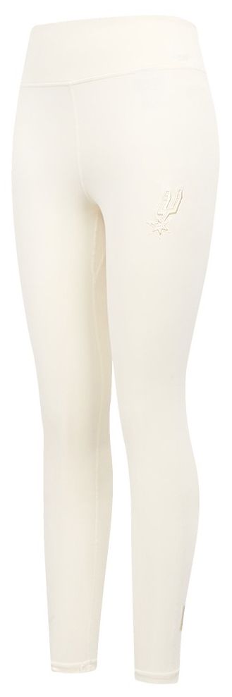 Pro Standard Women's San Antonio Spurs Off White Neutral Jersey Leggings