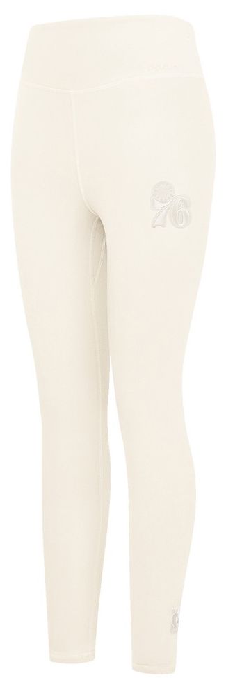 Pro Standard Women's Philadelphia 76ers Off White Neutral Jersey Leggings