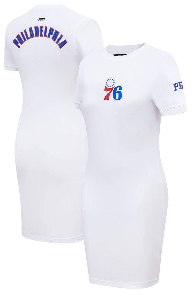 Pro Standard Women's Philadelphia 76ers White Classic Bodycon Dress