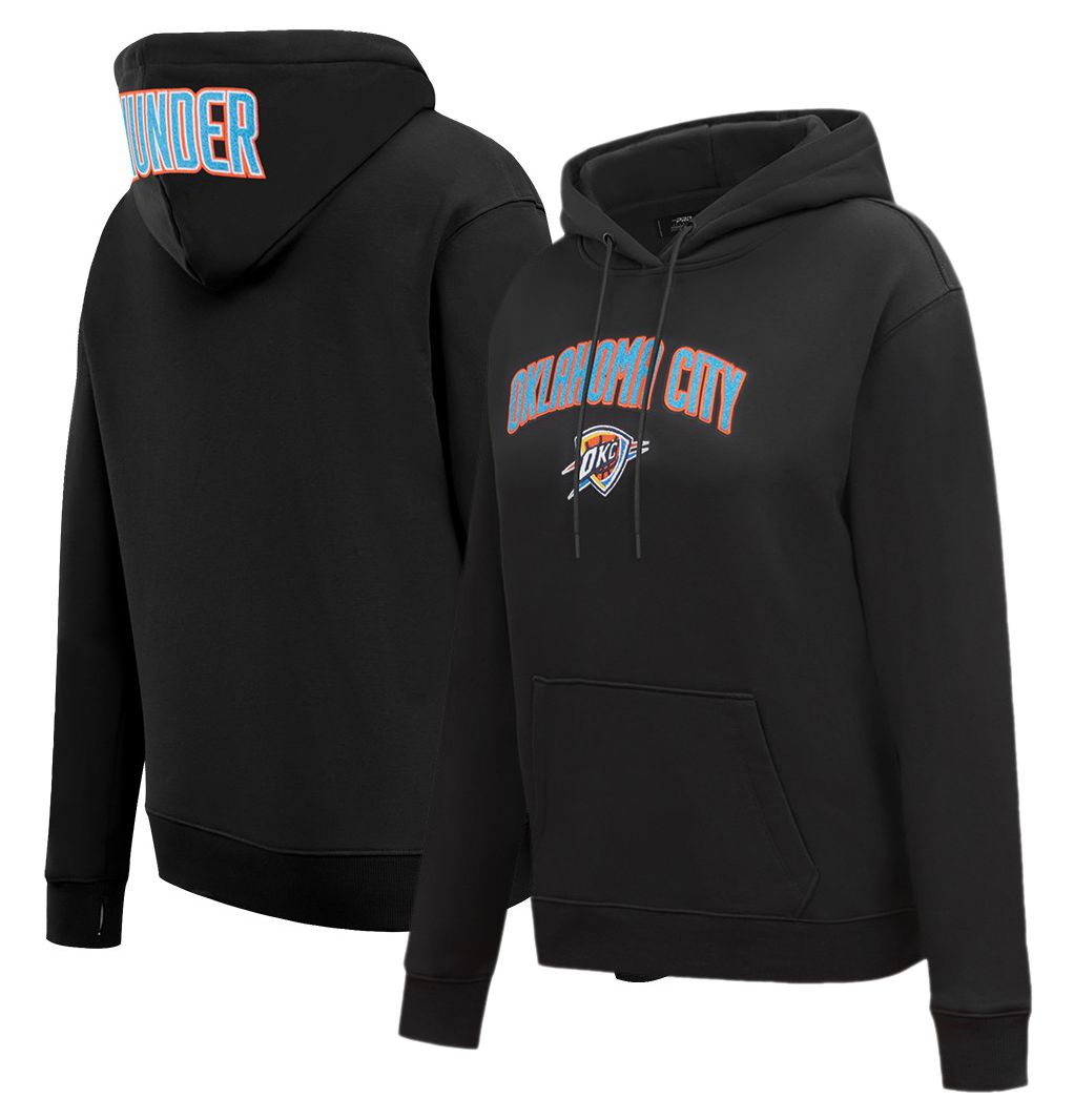 Pro Standard Women's Oklahoma City Thunder Black Classic Fleece Pullover Hoodie