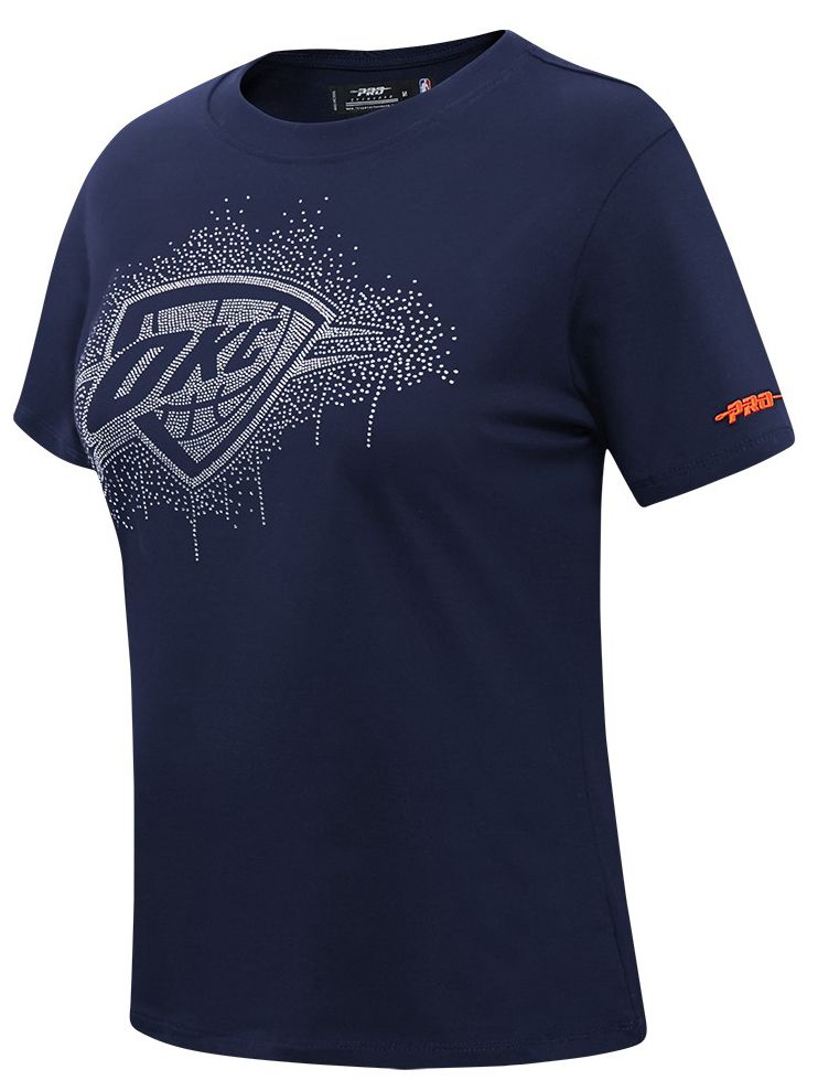 Pro Standard Women's Oklahoma City Thunder Navy Legacy Slim T-Shirt