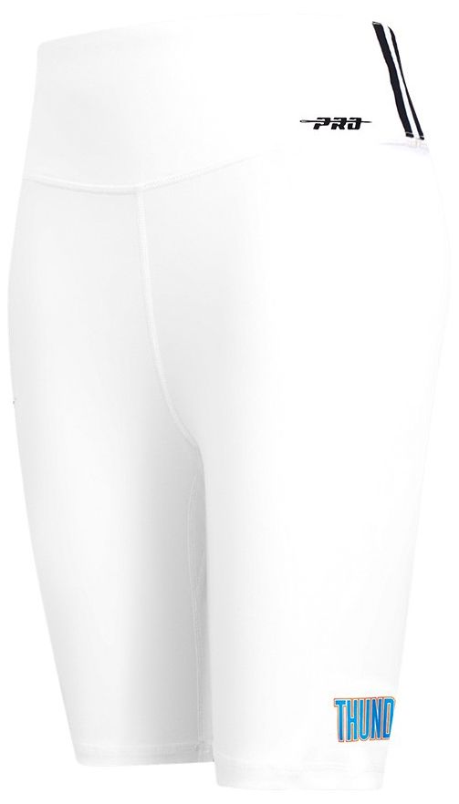 Pro Standard Women's Oklahoma City Thunder White Classic Cotton Bike Shorts