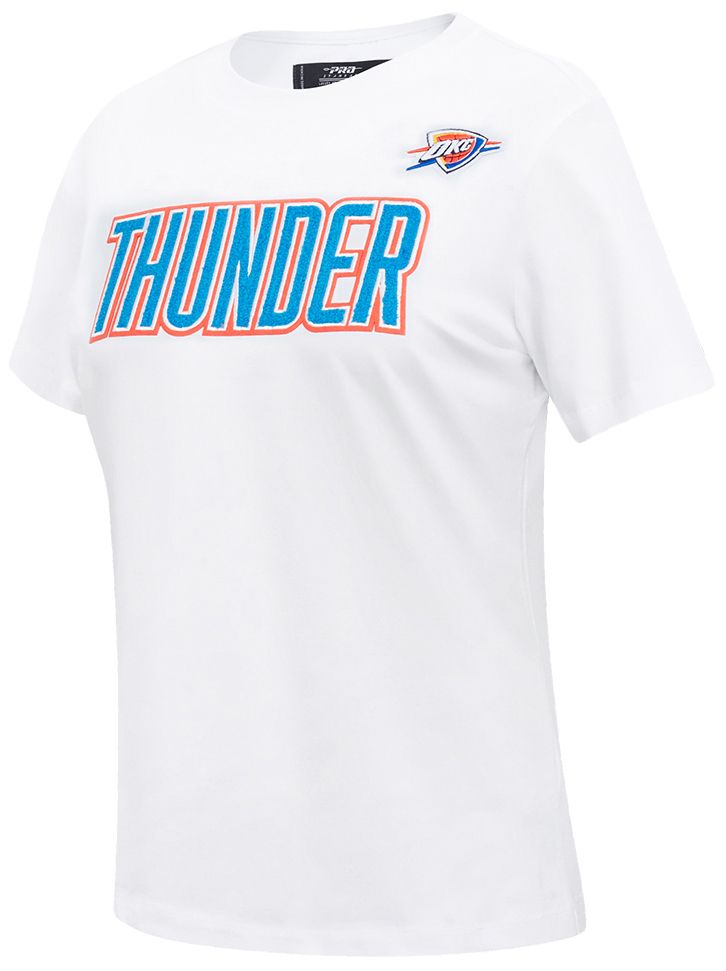 Pro Standard Women's Oklahoma City Thunder White Classic Slim T-Shirt