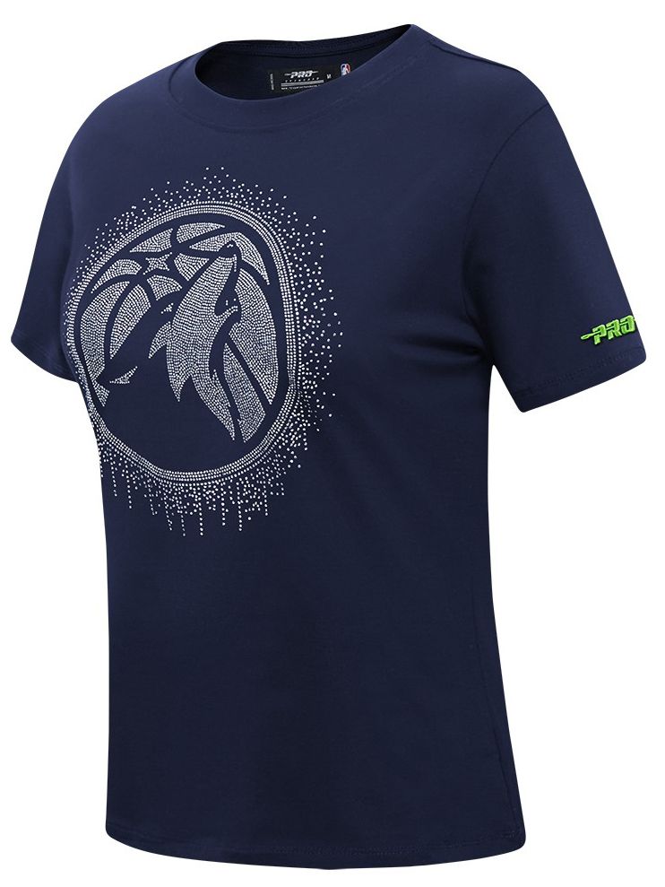 Pro Standard Women's Minnesota Timberwolves Navy Legacy Slim T-Shirt