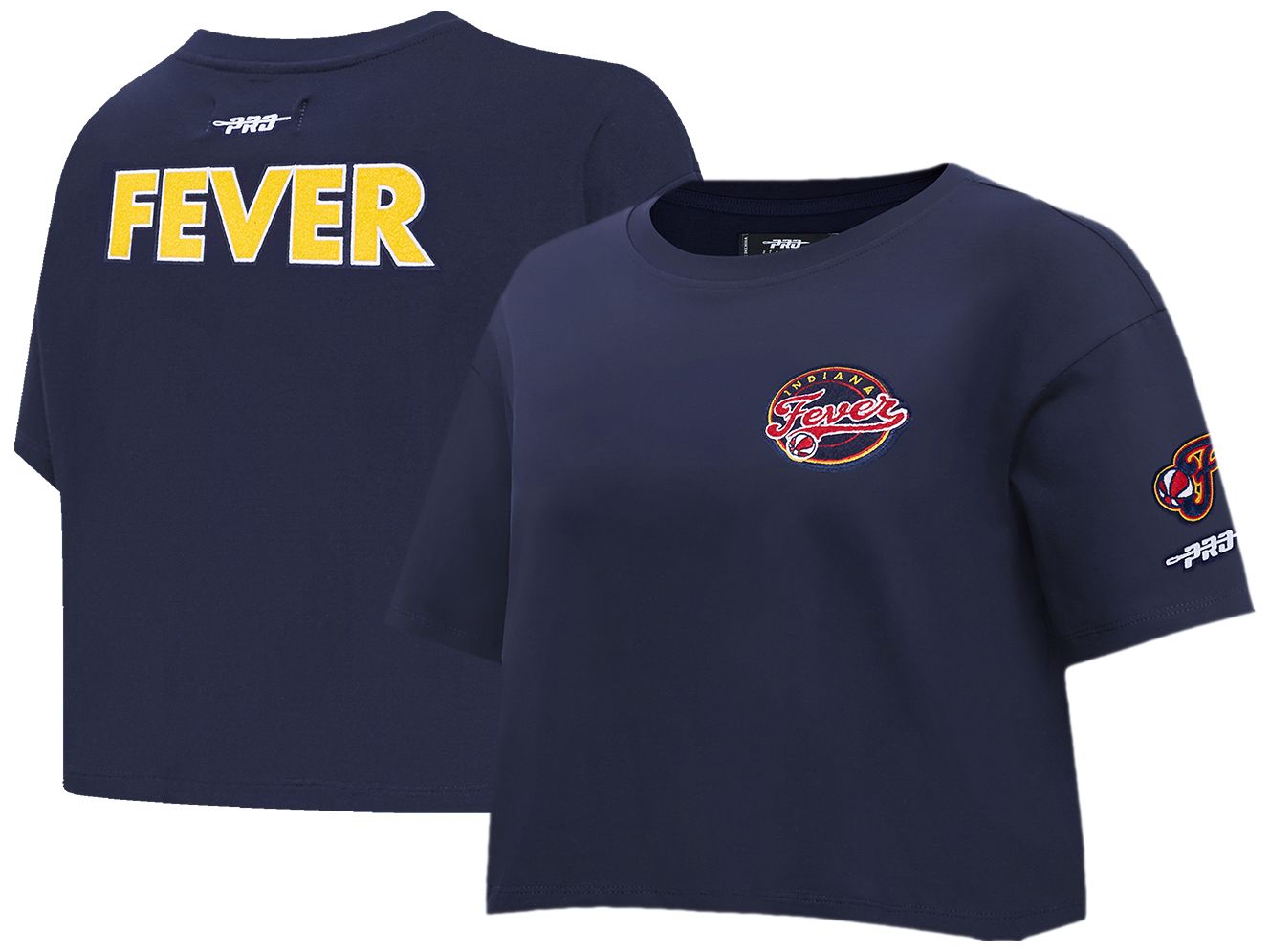 Pro Standard Women's Indiana Fever Navy Boxy T-Shirt