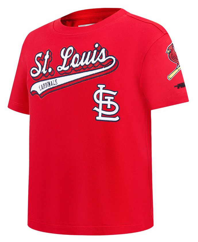 Pro Standard Youth St. Louis Cardinals Red Script Tail T-Shirt