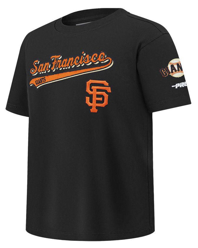 Pro Standard Youth San Francisco Giants Black Script Tail T-Shirt