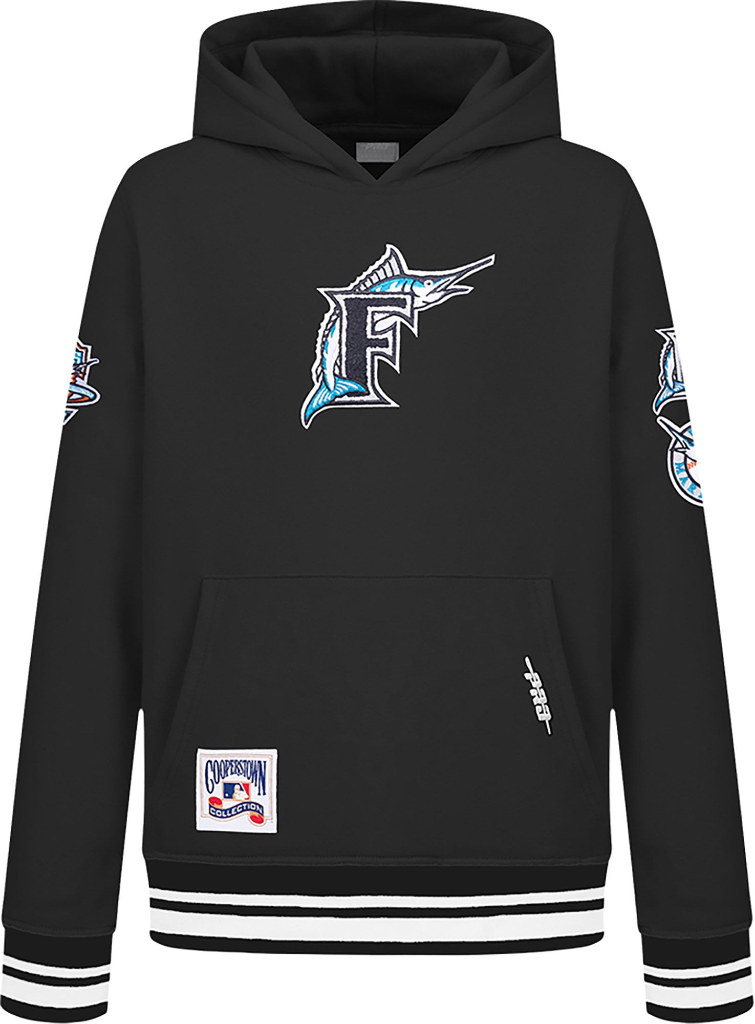 Pro Standard Youth Miami Marlins Black Classic Fleece Hoodie
