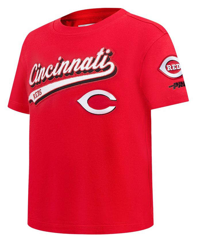 Pro Standard Youth Cincinnati Reds Red Script Tail T-Shirt