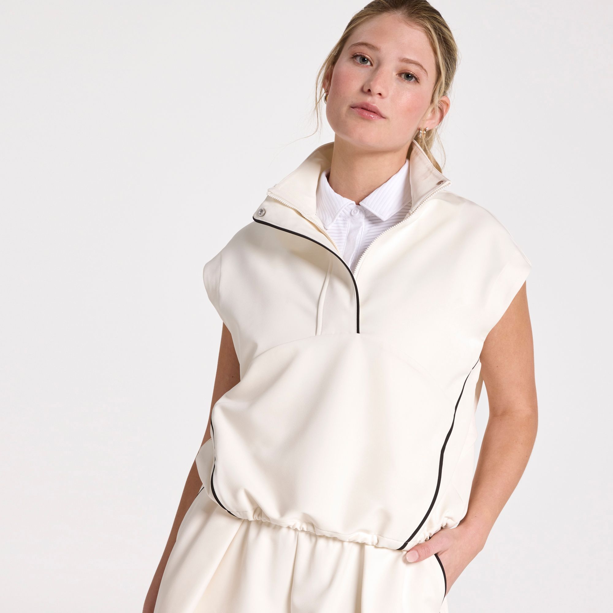 CALIA Women's Golf Sleeveless 1/4 Zip