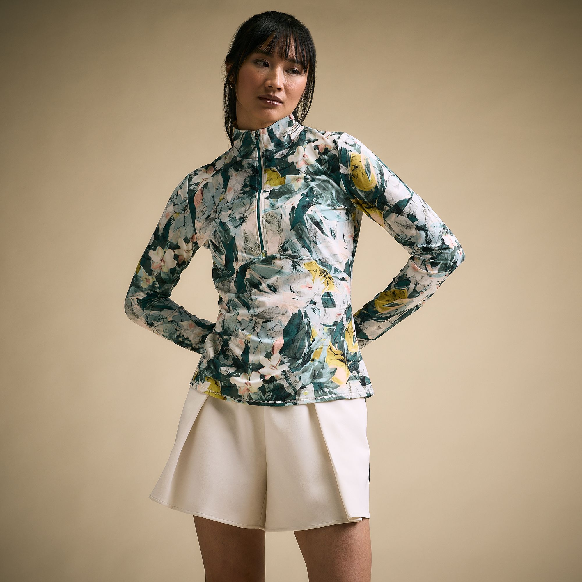 CALIA Women's Golf UV 1/4 Zip