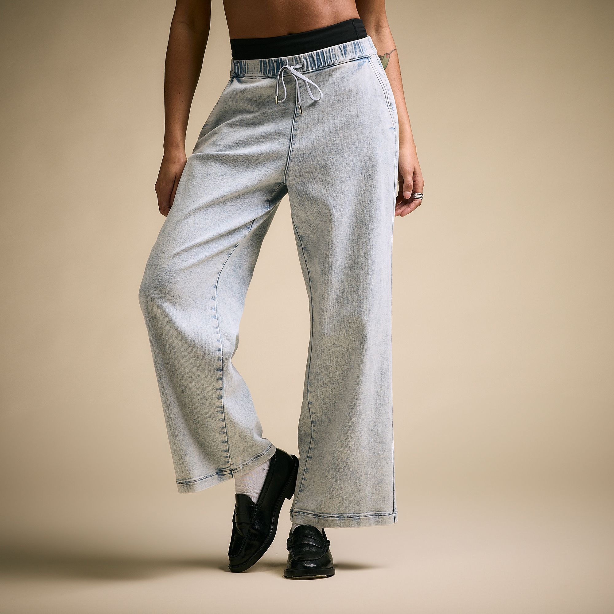 CALIA Women's Pull On Wide Leg Pant