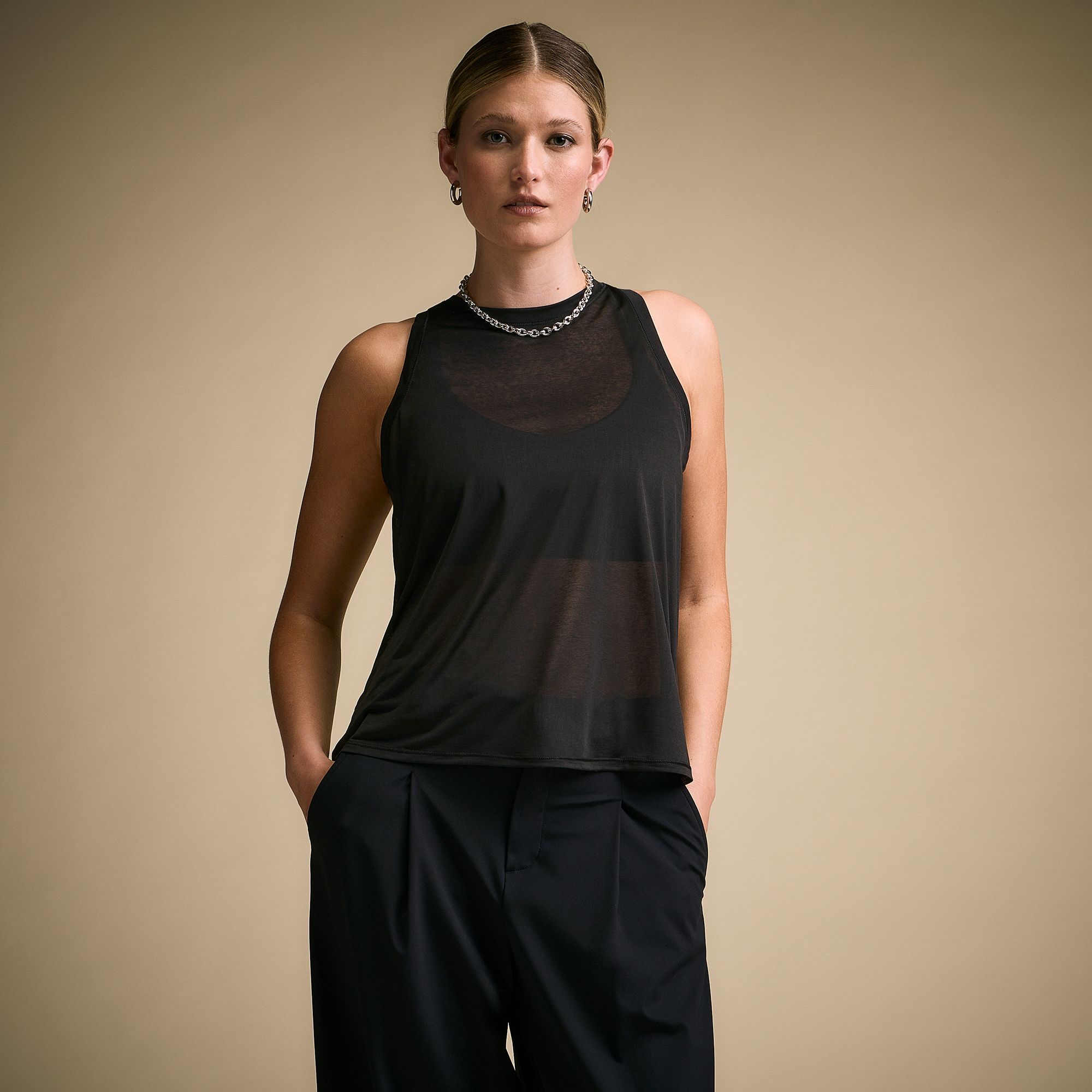 CALIA Women's Exhale Crossover Tank Top