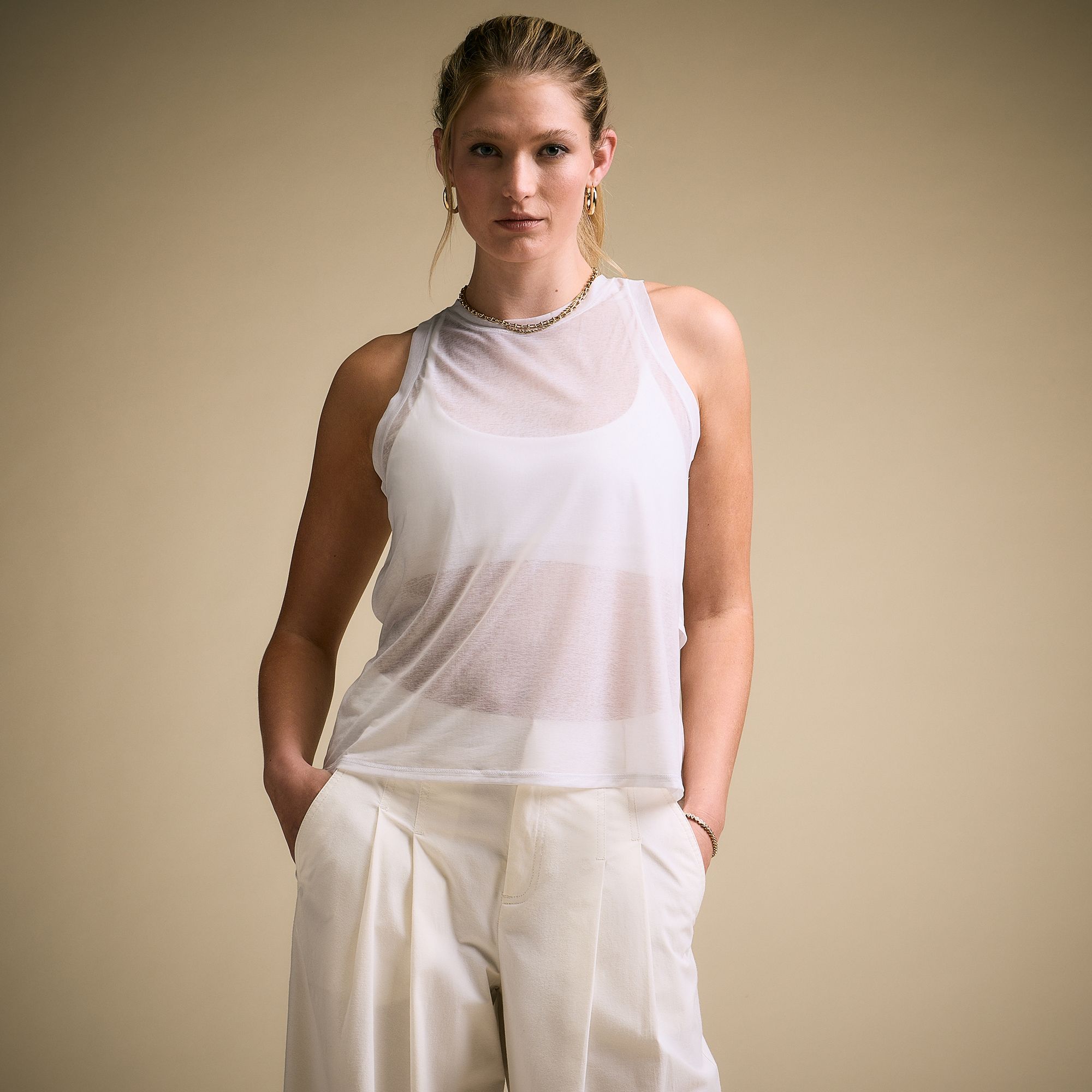 CALIA Women's Exhale Crossover Tank Top