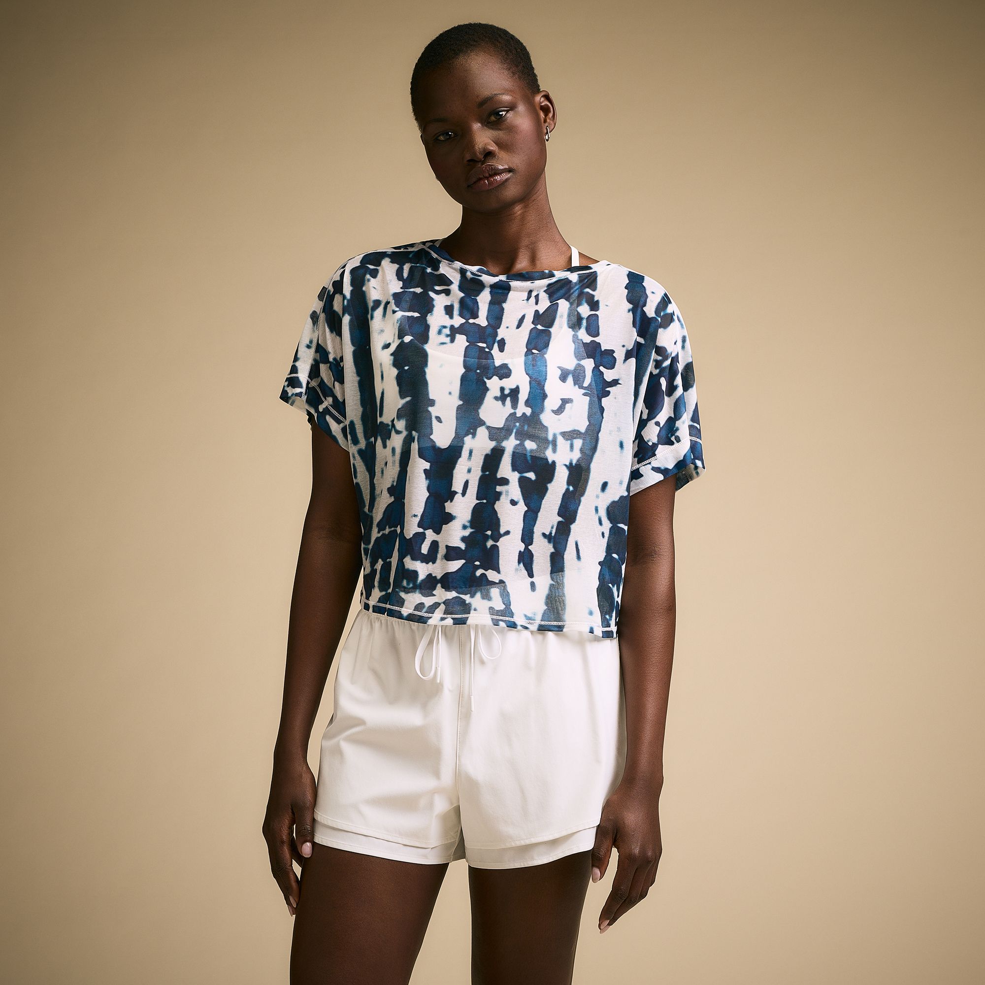 CALIA Women's Exhale Crossover Tee