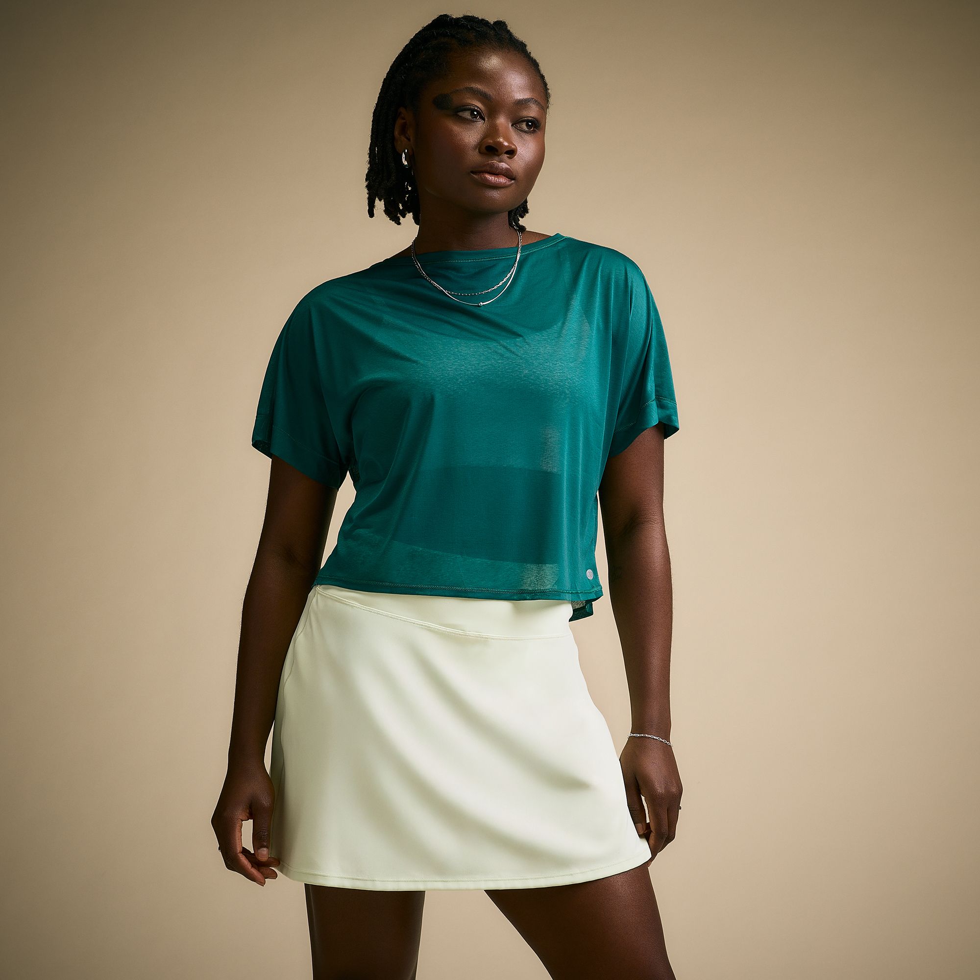 CALIA Women's Exhale Crossover Tee