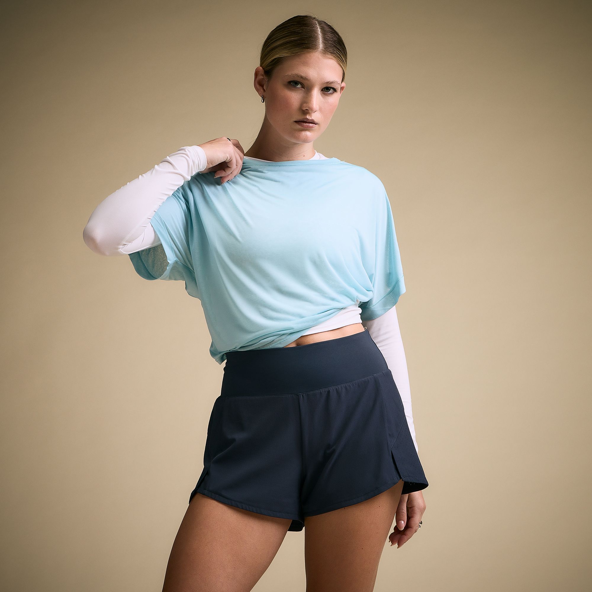 CALIA Women's Exhale Crossover Tee