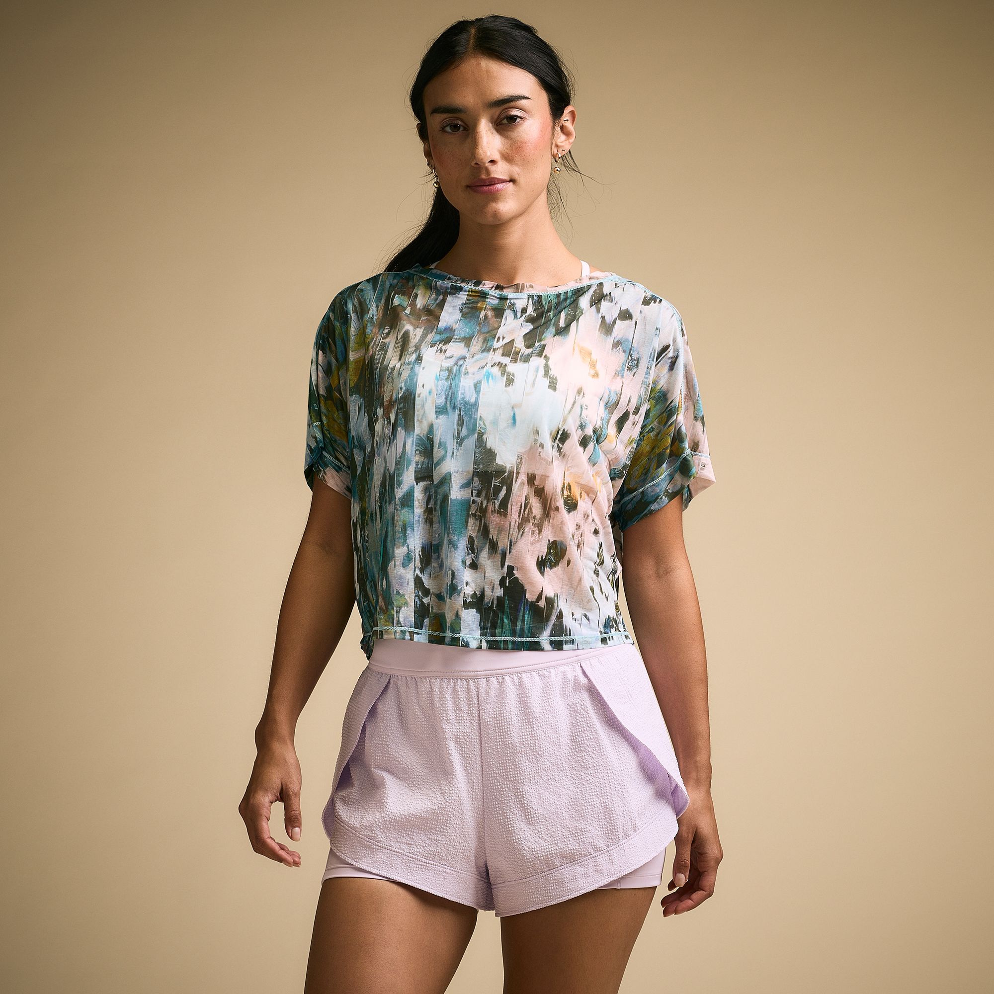 CALIA Women's Exhale Crossover Tee