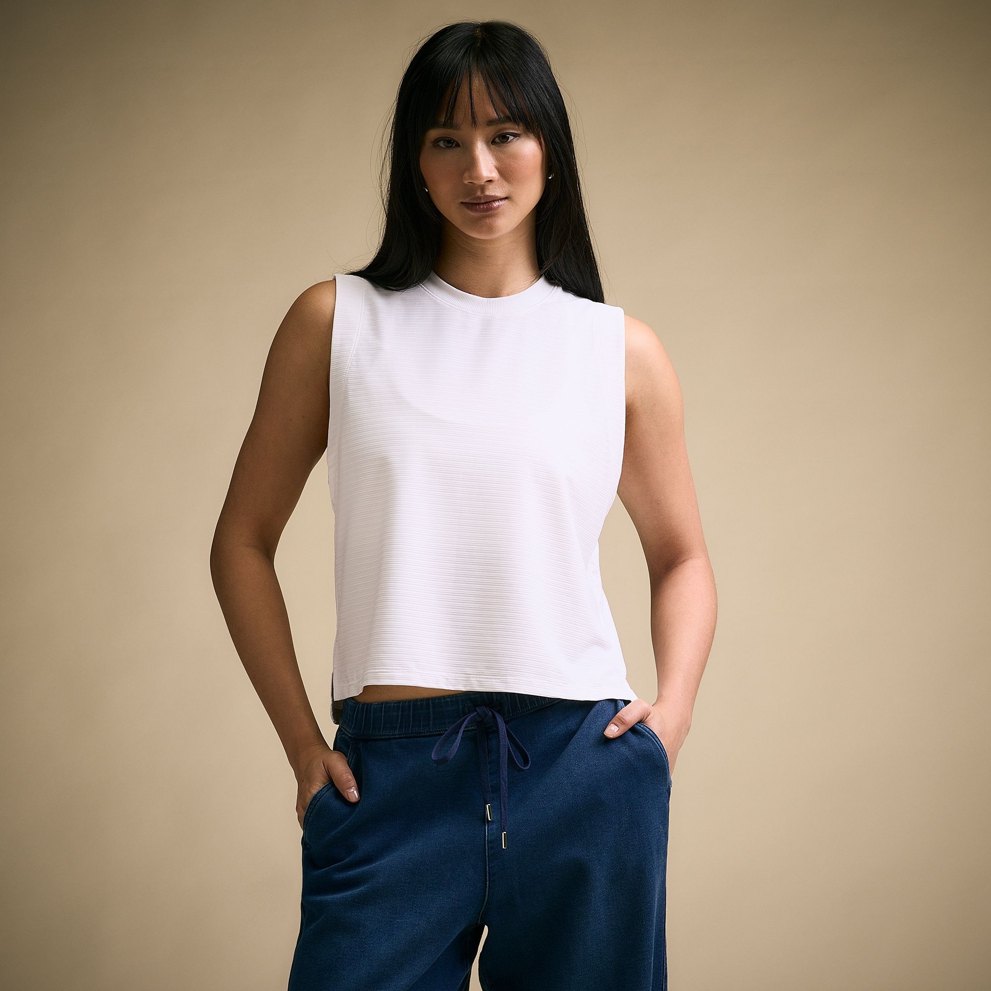 CALIA Women's Renew Cropped Muscle Tank