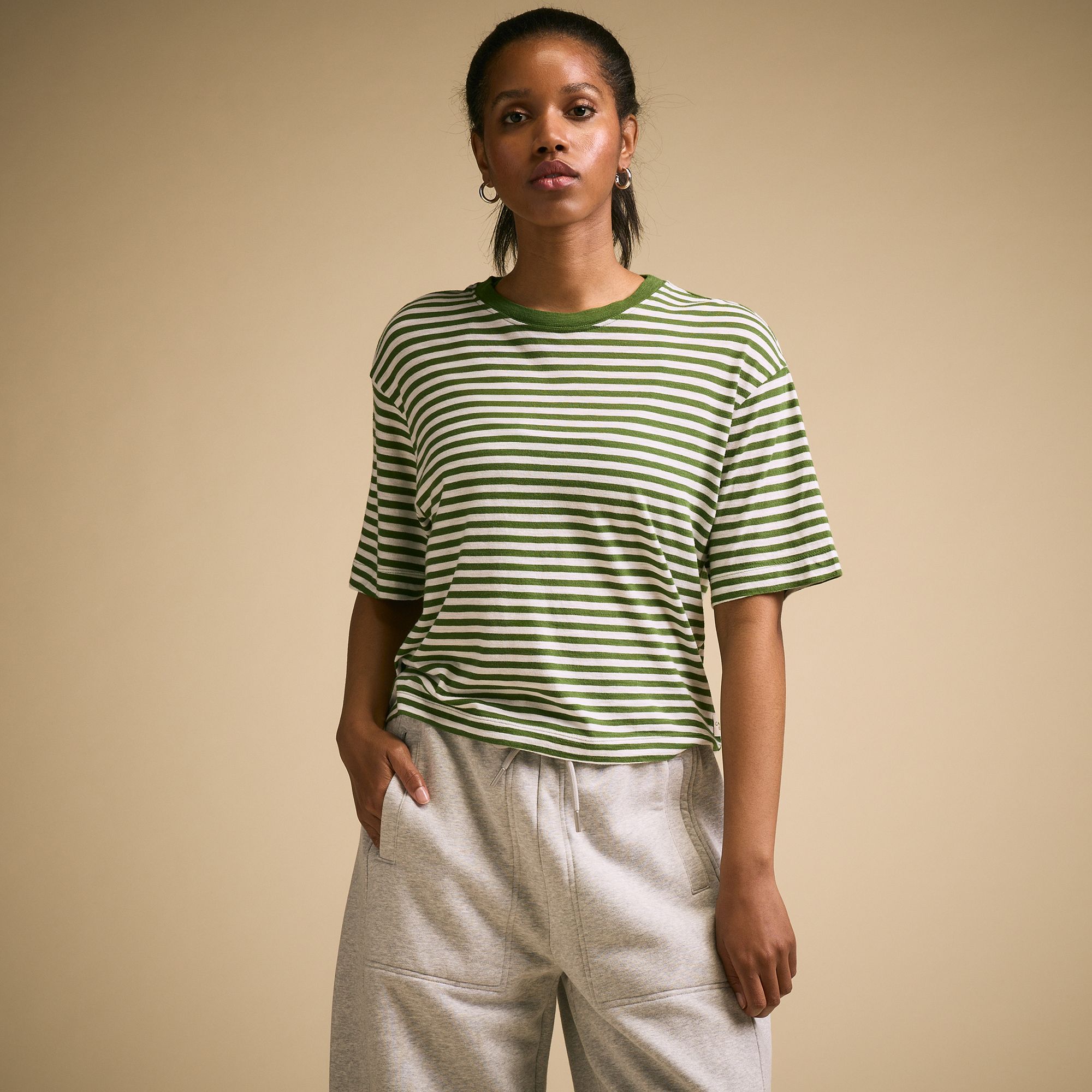 Willow Green Hype Stripe