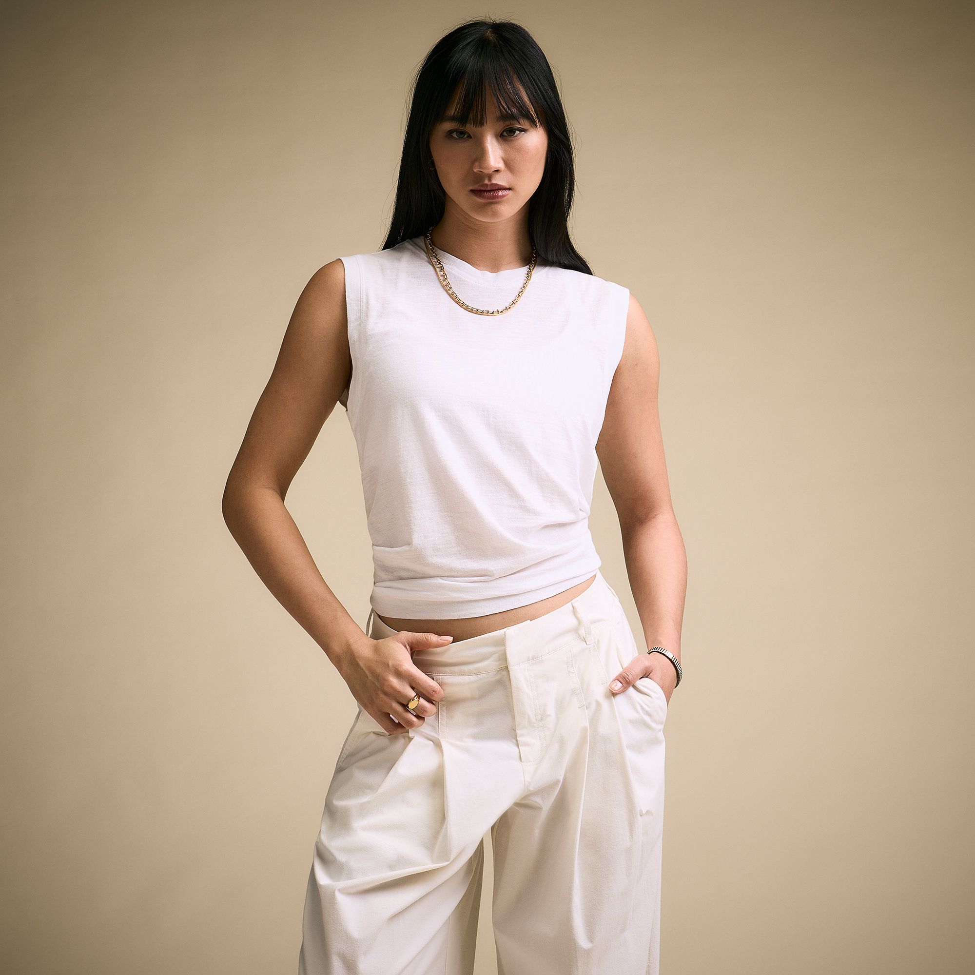 CALIA Women's Everyday Slub Muscle Tee