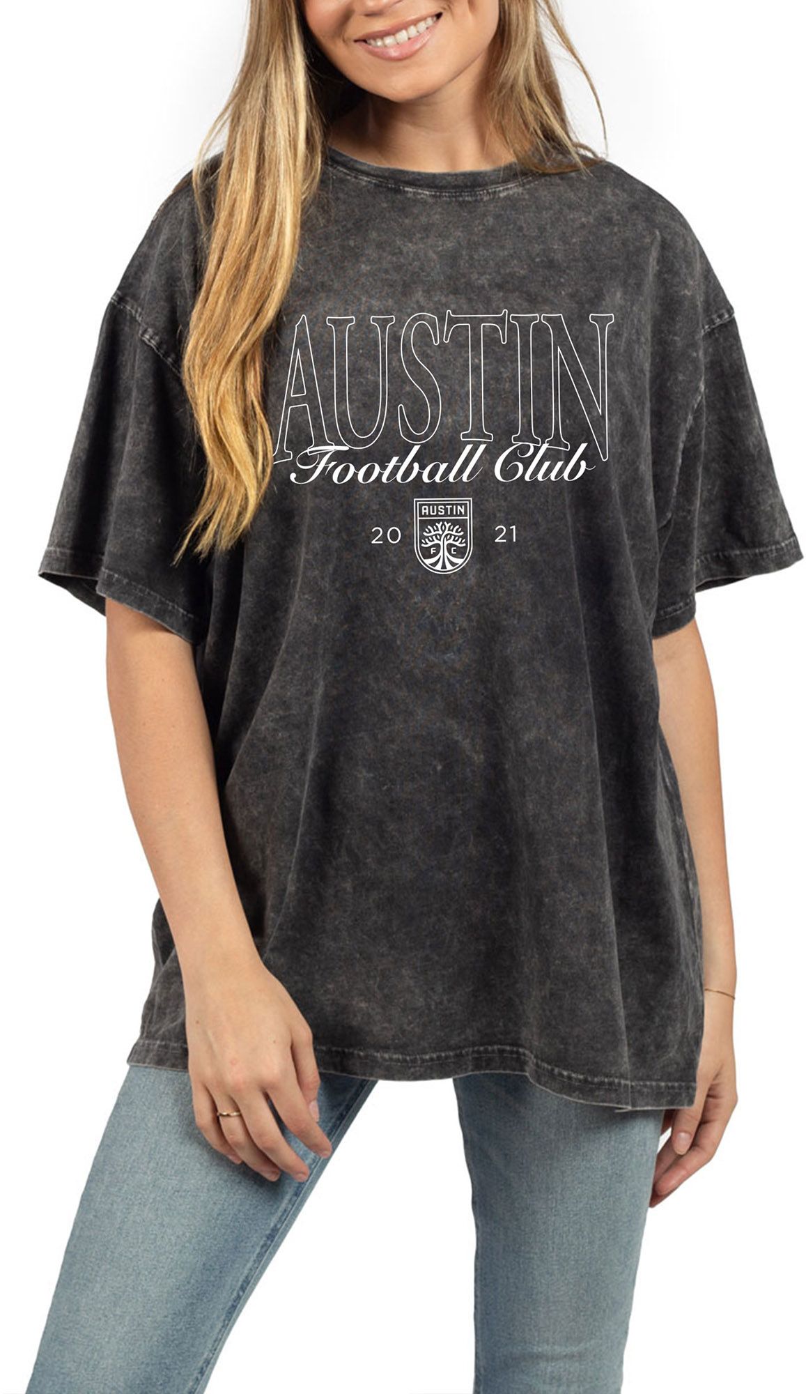 chicka-d Women's Austin FC Graphite The Band T-Shirt