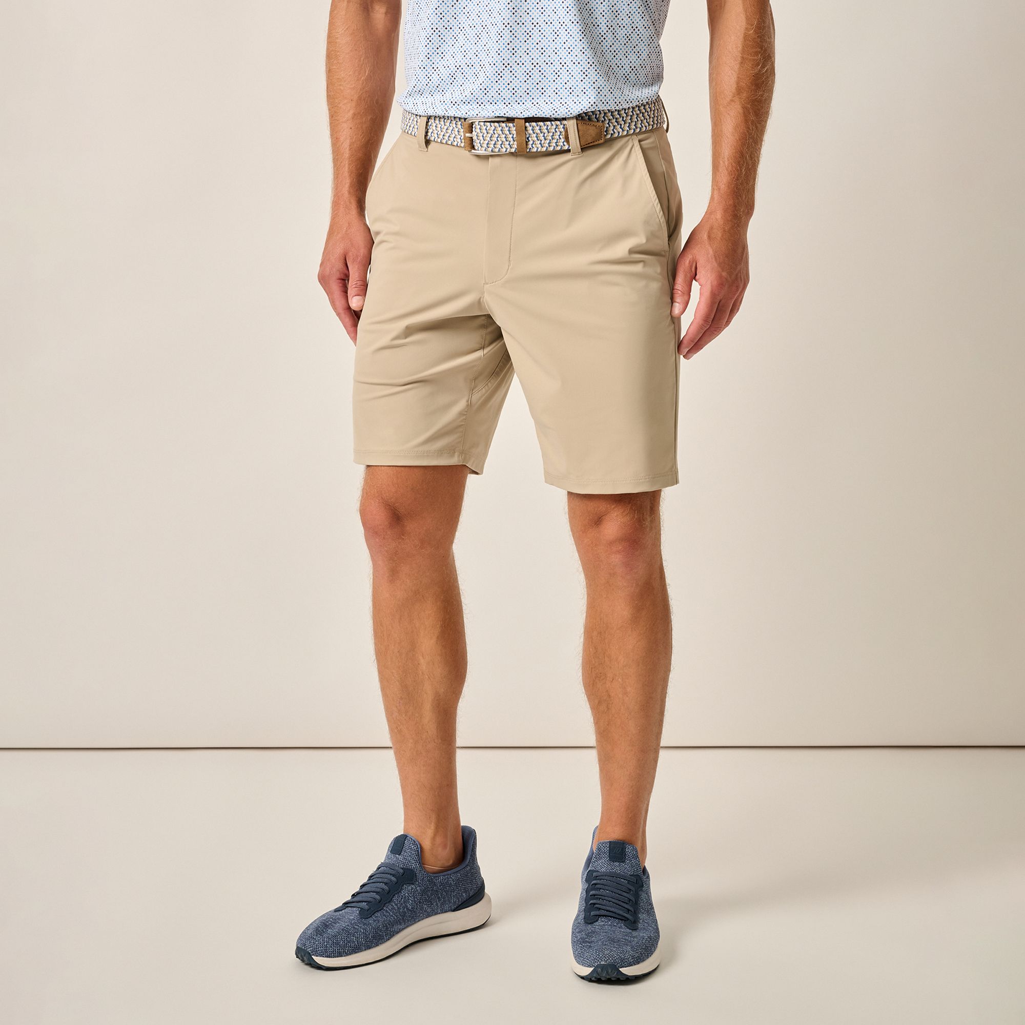 Johnnie-O Men's 9” Fusionn Performance Pull-On Golf Short