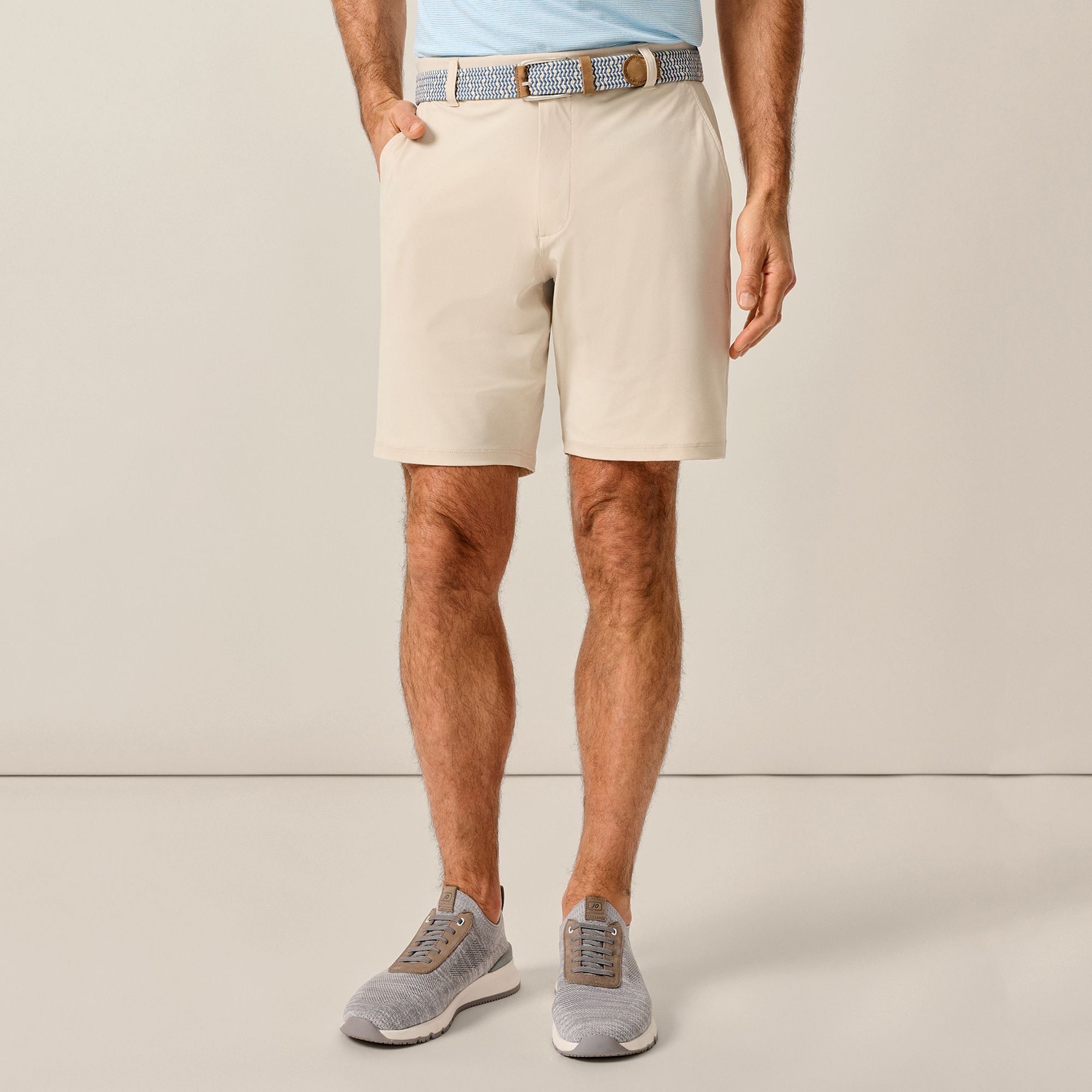 Johnnie-O Men's 9” Fusionn Performance Pull-On Golf Short