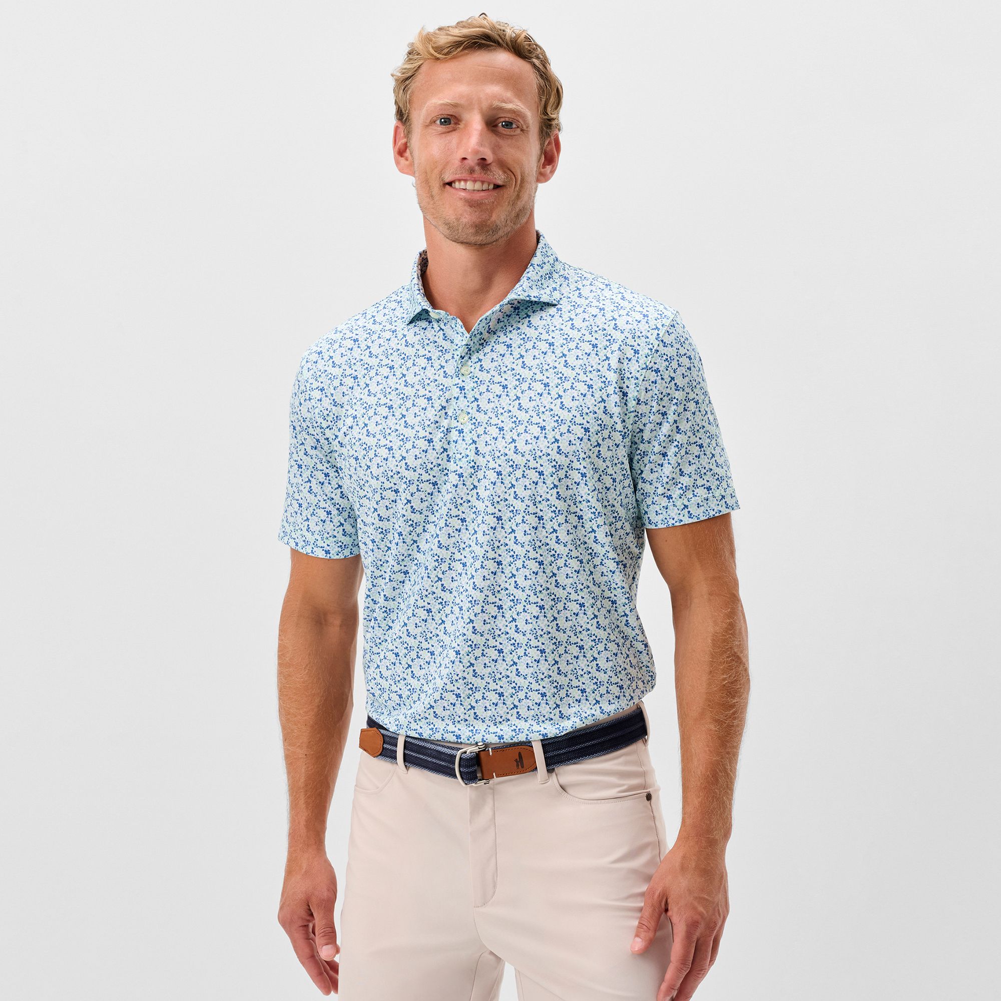 Johnnie-O Men's Charmer Performance Jersey Golf Polo