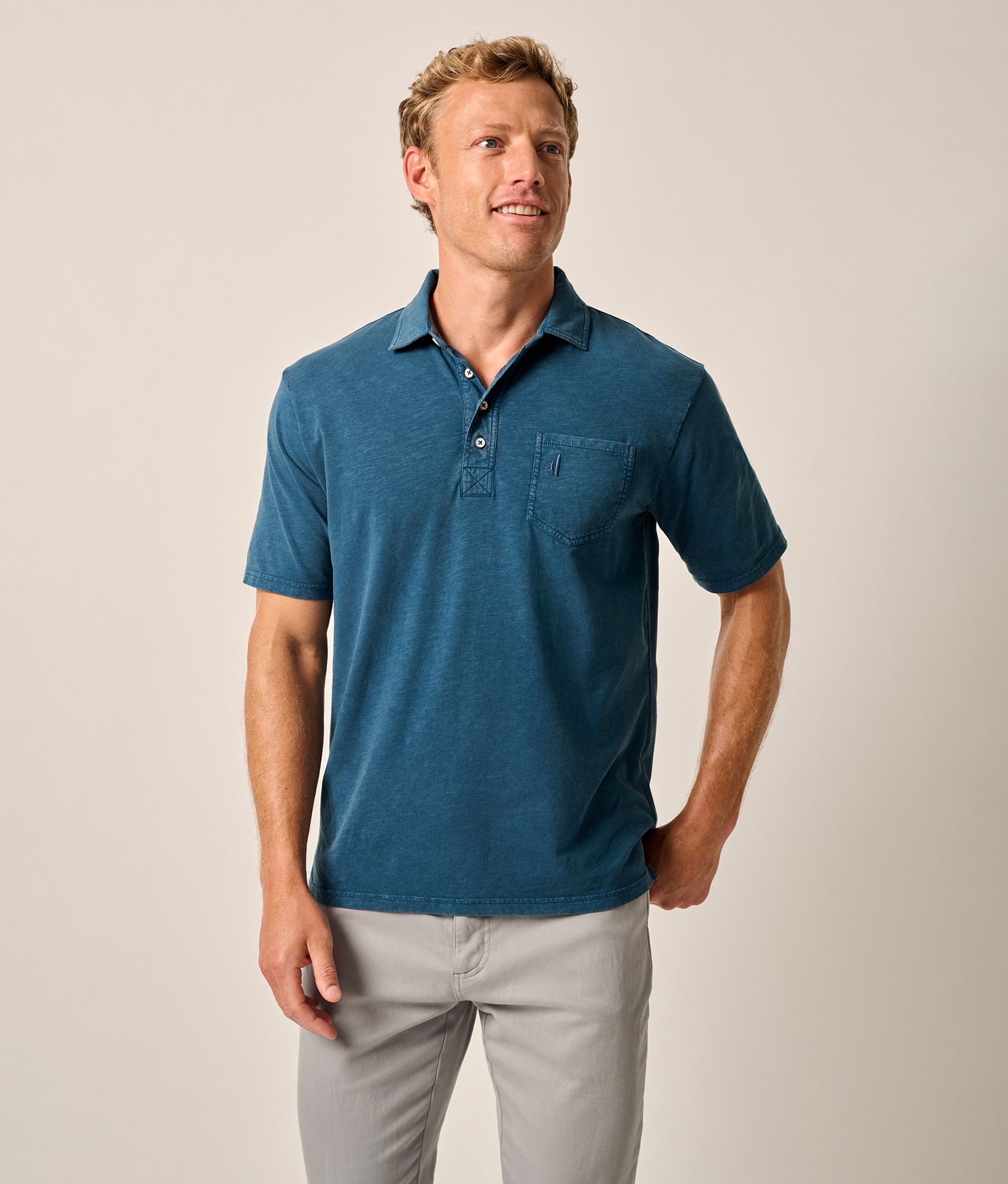 Johnnie-O Men's Coastal Wash Original Golf Polo