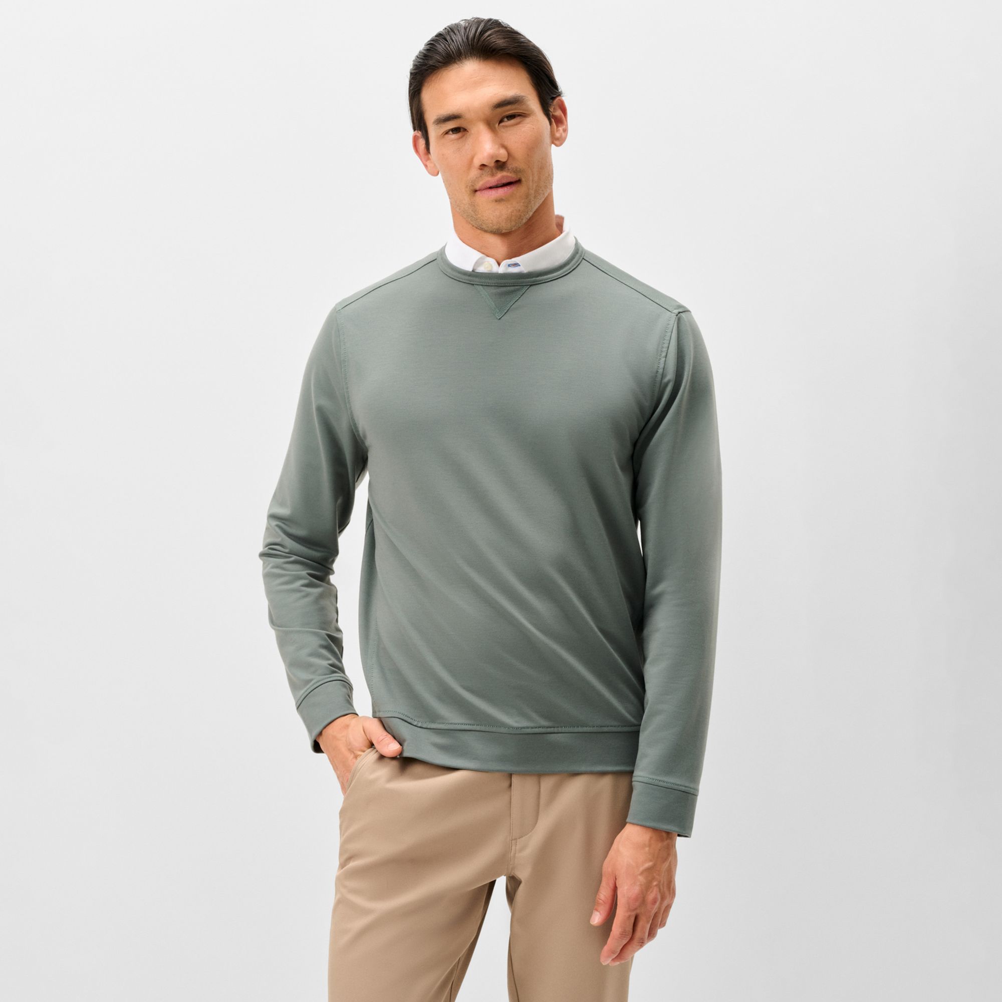 Johnnie-O Men's Willard Crewneck Golf Sweatshirt